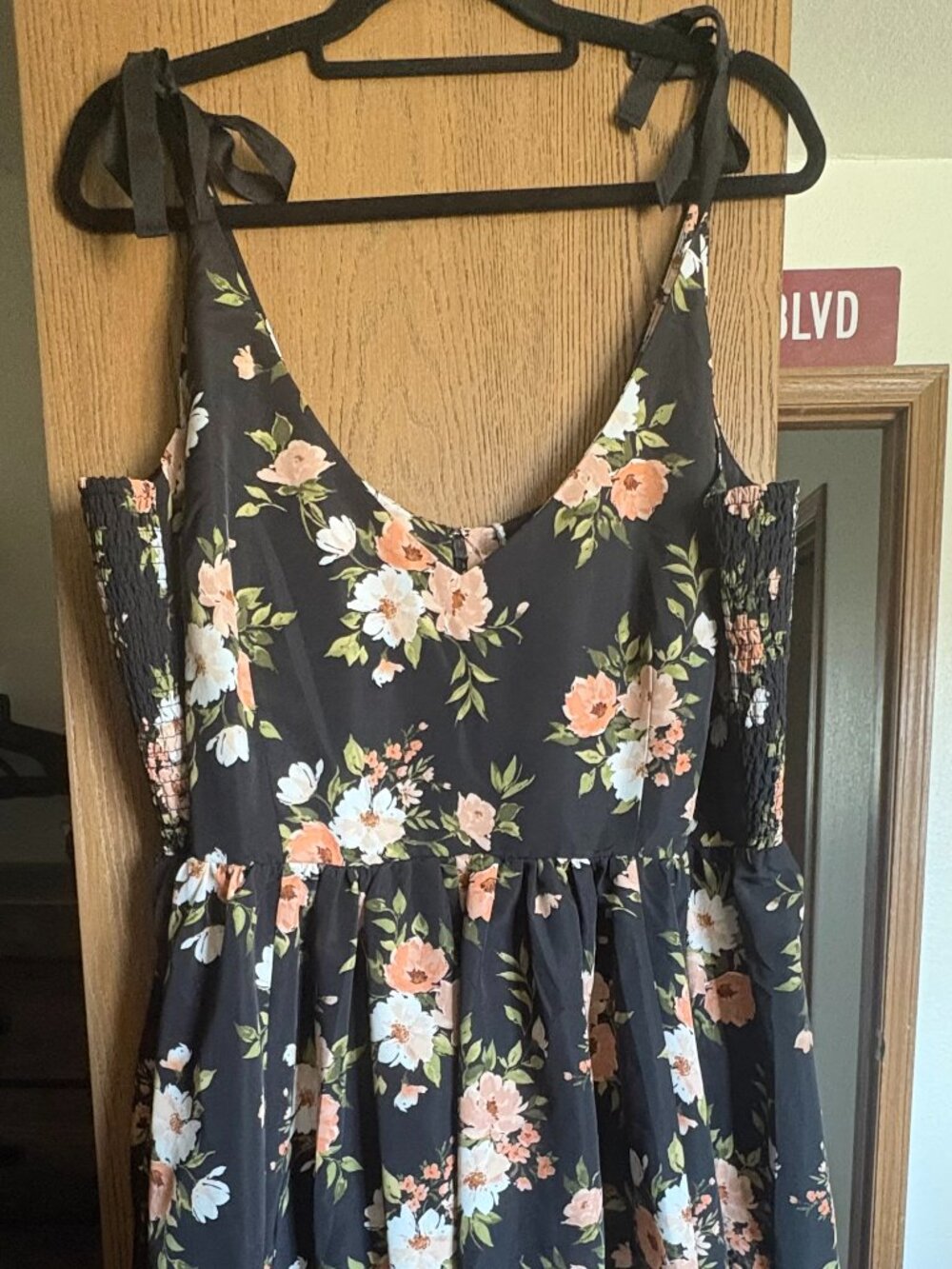 Fit & Flare Taffeta Mini Dress